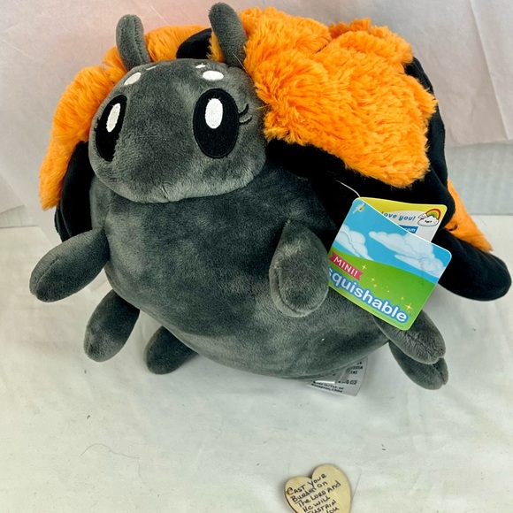 Squishable Mini Monarch Butterfly Plush Toy - Black and Orange. Retired. - Picture 1 of 5